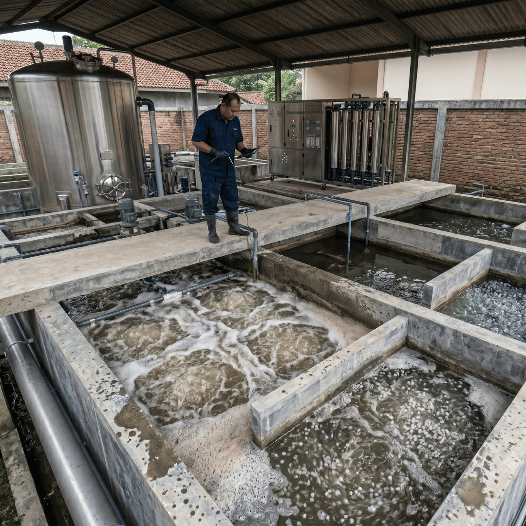 Instalasi Pengolahan Air Limbah Advanced Oxidation Processes System AOPS Dheatech International