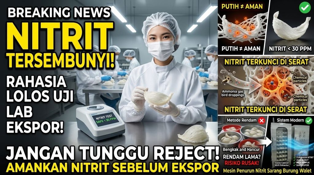 Rahasia di Balik Sarang Walet yang Lolos Uji Nitrit dengan Mudah.